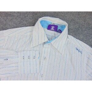 Jimmy Hendrix Experience Shirt Mens Small White Blue Floral
